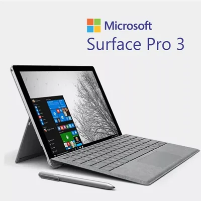 لپتاپ مایکروسافت سرفیس پرو Microsoft Surface Pro 3 با کیبرد و قلم